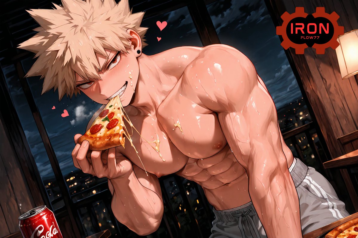 IronFlow77's tweet photo. Bakugo - enjoying some pizza with you at his place 🍕 
-Repost 🔁  like 👍 follow 📳-
#Bakugo #mha #AIart️️️️️️️️️️️️️️️️️️️️️️️️️️️️️️️️️️️️️️️️️️️️️️️️️️️ https://t.co/sHxgfFheDx