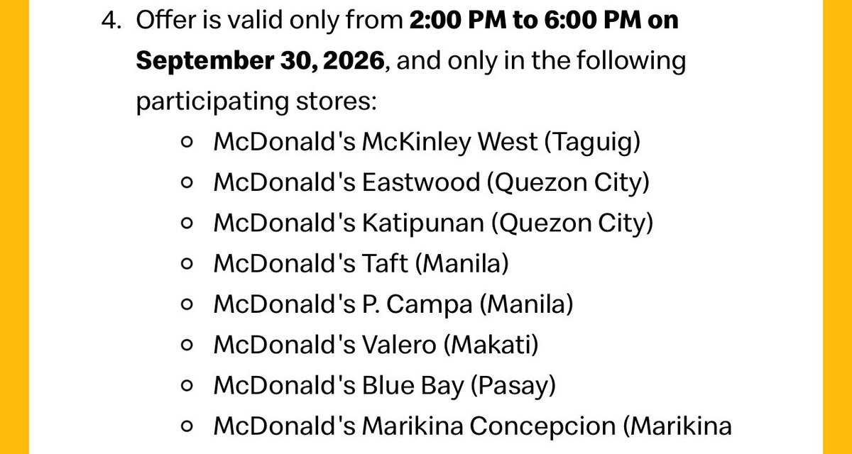 kyohwoah's tweet photo. McDonald's PH x G-Dragon Vintage Cap & PEACEMINUSONE Pins 
 
will be available on September 30, 2026 | 2:00 PM to 6:00PM only!

mechanics: 

1. purchase any McSpicy with Fries & Drink Meal in a single transaction.
2. upon purchase, customers will be eligible to buy either:
◦One (1) McDonald's x G-Dragon Vintage Cap for PhP 235, or
◦One (1) Set of McDonald's x G-Dragon Peaceminusone Pins for Php 215

the merch are available on selected stores only and not available on online food delivery!

see photo/website for other info (participating stores, terms and condition, and etc)

https://t.co/OPJceiI6Nz

#MCDONALDSPH #MCDOPH #GDRAGONPH