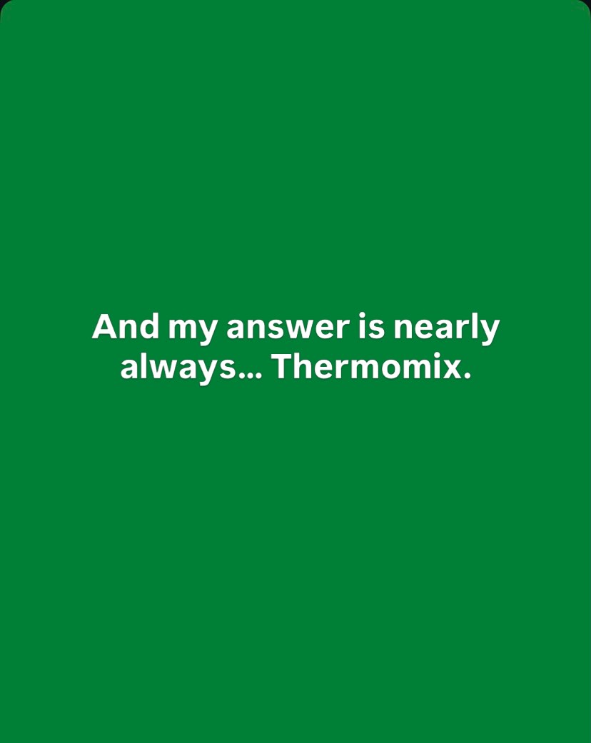 RaymondRandx's tweet photo. As a mum, the kitchen can keep you very busy. Thermomix lets you add ingredients, follow a recipe and step away while it cooks. Enjoy the garden, a shower, laundry, family time, a walk or coffee. It gives you back time, freedom and headspace. Call https://t.co/W4LUFegWTY