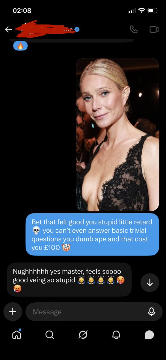 RedCarpetRinse's tweet photo. My first victim of Celeb Scam Heaven 😵‍💫

This disgusting celebgoon was meant to bring his gf for food, but gooned away £125 to Celeb Scam Heaven instead 💀 send for celebs now 🤡 

manscam findom celebfindom catfishfindom celebgoon goonbait humanatm scamkink https://t.co/fSKSkcCSl6