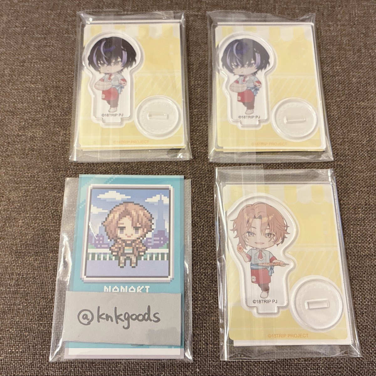 knkgoods's tweet photo. 【交換】エイトリ 18TRIP スイパラ アクリルスタンド アクスタ

譲)季肋2・七基
求)可不可・添・練牙

希望数確保したため、推しも出しております。
郵送での交換希望です。
よろしくお願いいたします。 https://t.co/6GES4oMXXf