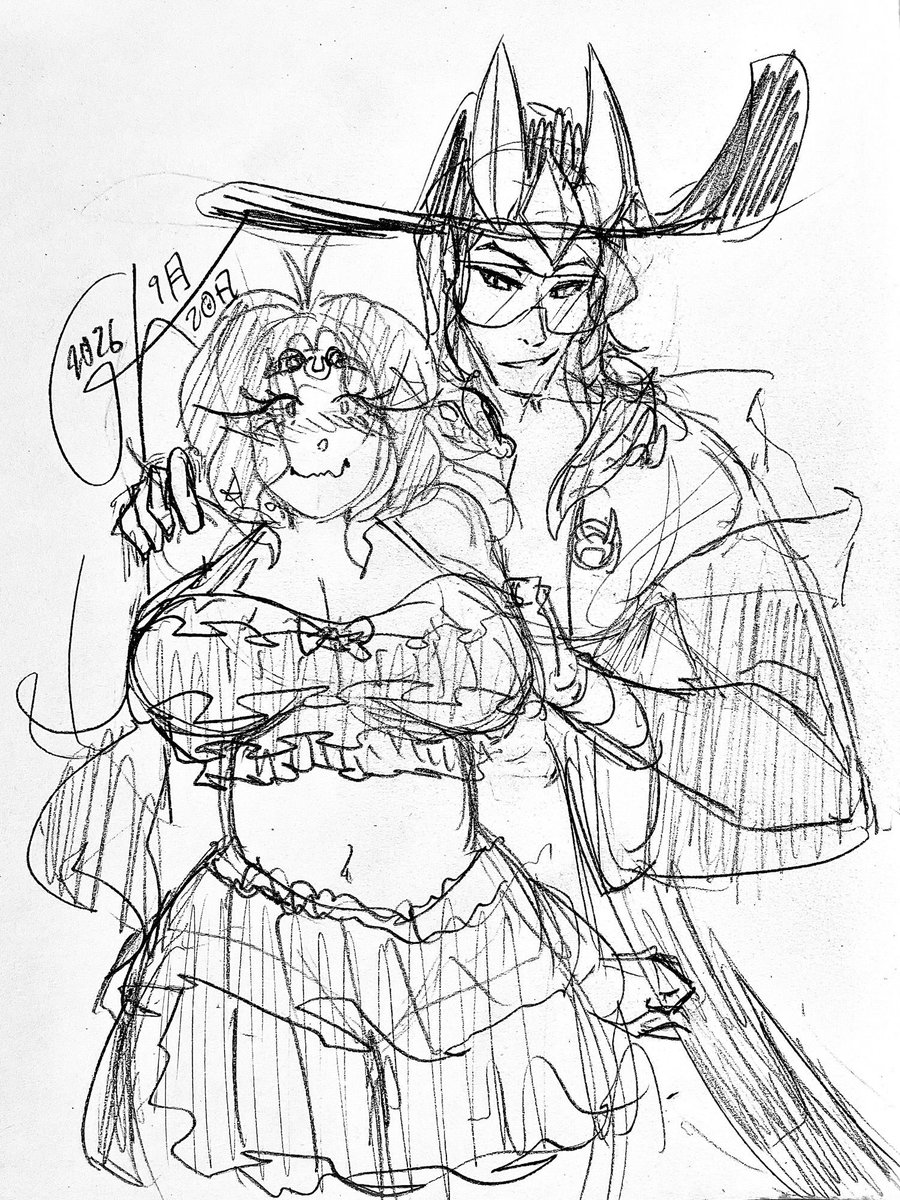ArtGeo_K's tweet photo. So this #art #drawing #sketch of #vtuber @katiebugbugvt15 includes her favorite character to drool over: #marvelrivals #loki https://t.co/ccdzPqkRIx