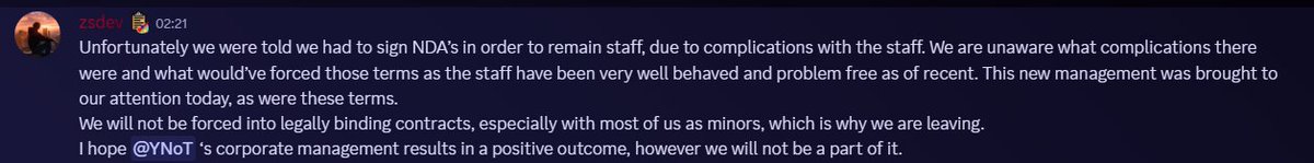 MiniToonfan99's tweet photo. ALL PIGGY DISCORD STAFF WERE JUST DEMOTED

ALL CHANNELS ARE ARCHIVED RN https://t.co/seLElNVjis