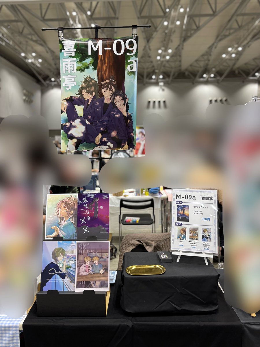 88m_mL's tweet photo. 設営完了しましたー！
#ガタケット185 https://t.co/aZvtYY9F2R