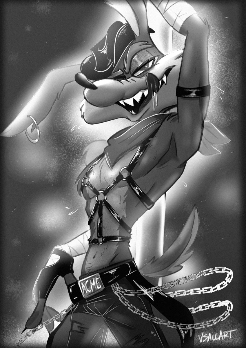 V_Sallart's tweet photo. Don't ask because I did it... Just enjoy it xd
Coyote and the Road Runner version strippers 💕
#wilecoyote #roadrunner #wilerunner #wileroad https://t.co/7h05pBhHlQ