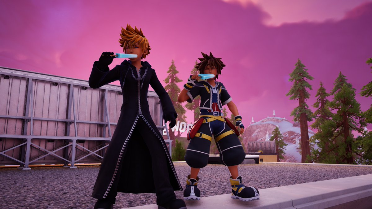 ra1ra1_sub's tweet photo. おいしいアイス
#Fortnite #フォートナイト #キングダムハーツ https://t.co/GEuTS4rzur