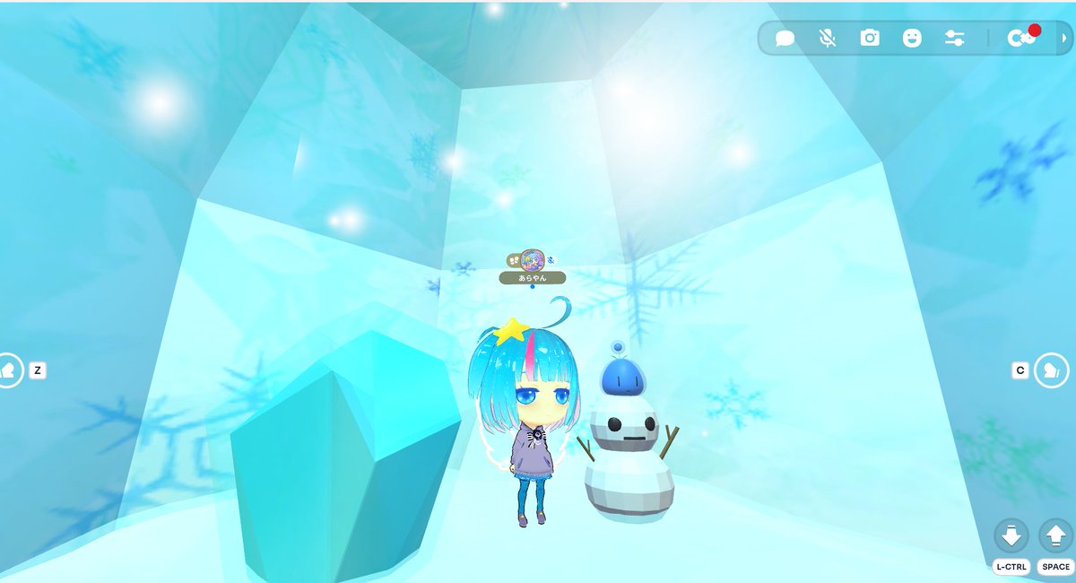 arayan_yuru's tweet photo. 021～030お迎えで、
3Dの青色のないないさんをお迎え出来ます♪

ちなみに秘密のお部屋はヒンヤリ寒いお部屋になっていますｗ
青のお部屋も可愛いので見に来てください💕
ヒンヤリ～～～🍃❄️

#cluster #HEXA #ないない日和 https://t.co/OhFWl7mrFP