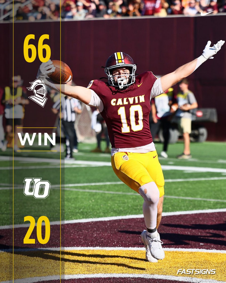 CoachTrentFigg's tweet photo. To every person that made today possible, from the bottom of my heart, THANK YOU! Historic day for @Calvin_Uni and @CalvinKnightsFB Home Sweet Home! #GoKnights ⚔️🏈🏠🏟️ https://t.co/7MLxvcWtAv