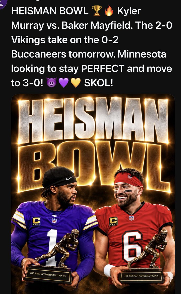 ToddLangeslag's tweet photo. @Vikings @Dust_Vikings @Vikeologist @vikingzfanpage @VikingsPR @PAOnTheMic @Chris_Hawkey @JJettas2 @UnoErra @SkolGjallarhorn @thebigsmooth1 @KFAN1003 @kylaer_ @K1 @NFL @X @Kramer9Tommy @TomBrady @MissAlissaS @MrsAllieRae @NFCNorthNewss @LangeslagTodd @HitmanMichael22 SKOLASTIC ‼️ https://t.co/cHGeiGNkzU