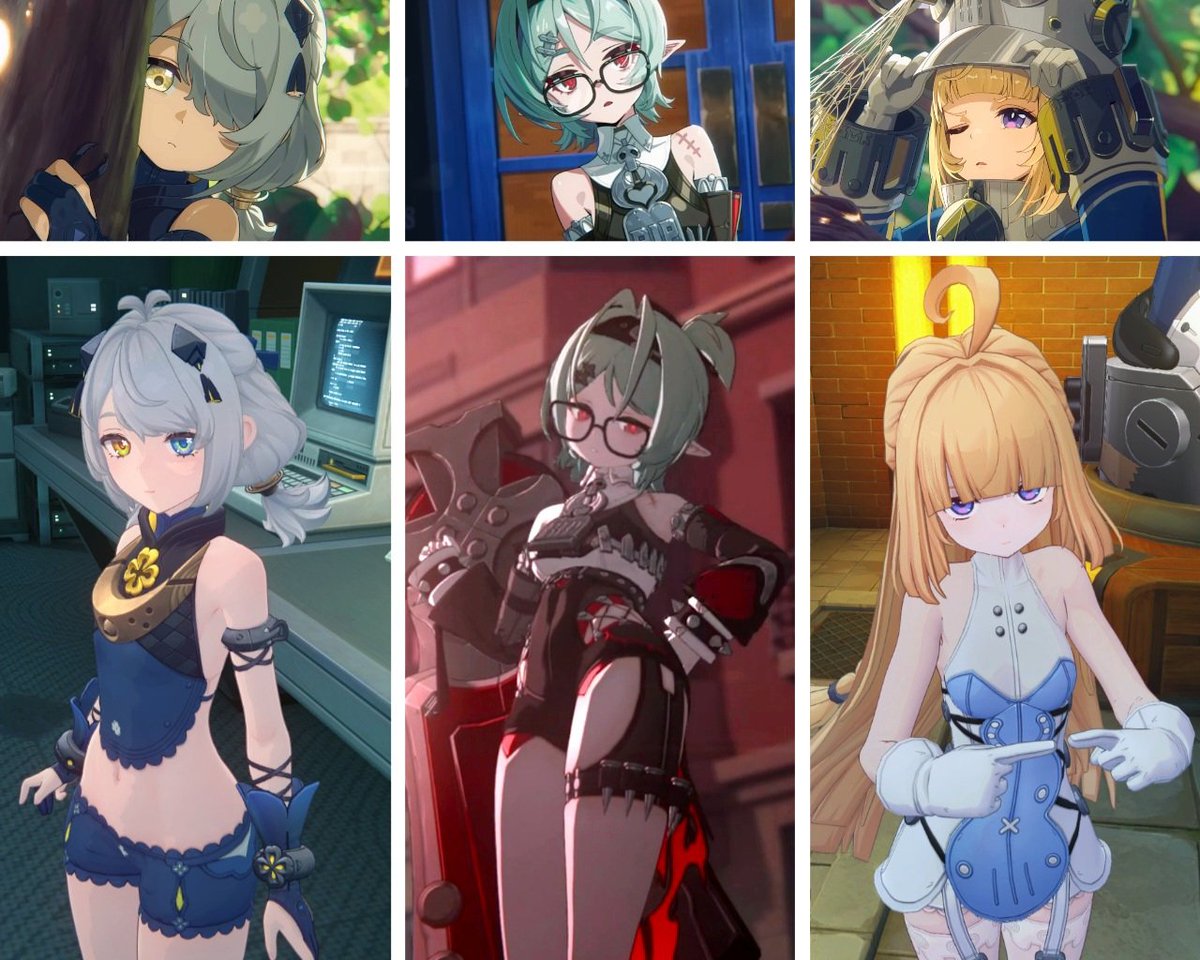 Hideo_Fufujima's tweet photo. The Roscaelifer lolis 🥰

I can't wait to see what Hoyo's cooking up next https://t.co/G9rgr2fq8a