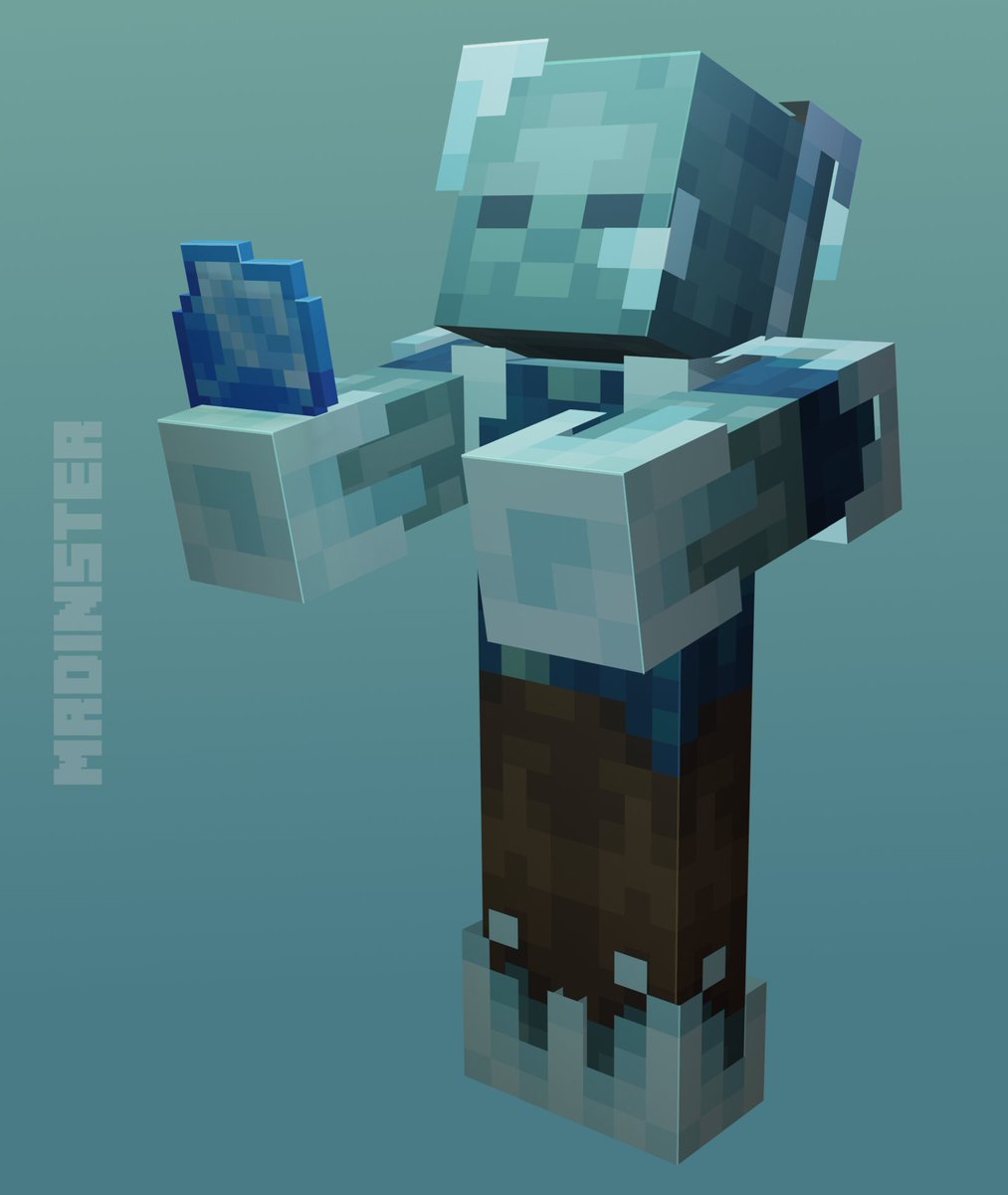 MrDinster's tweet photo. Frozen Zombie.
#blockbench #minecraft #minecraftlive #blender #minecraftlive2026 #mc https://t.co/7A3QQuERe5