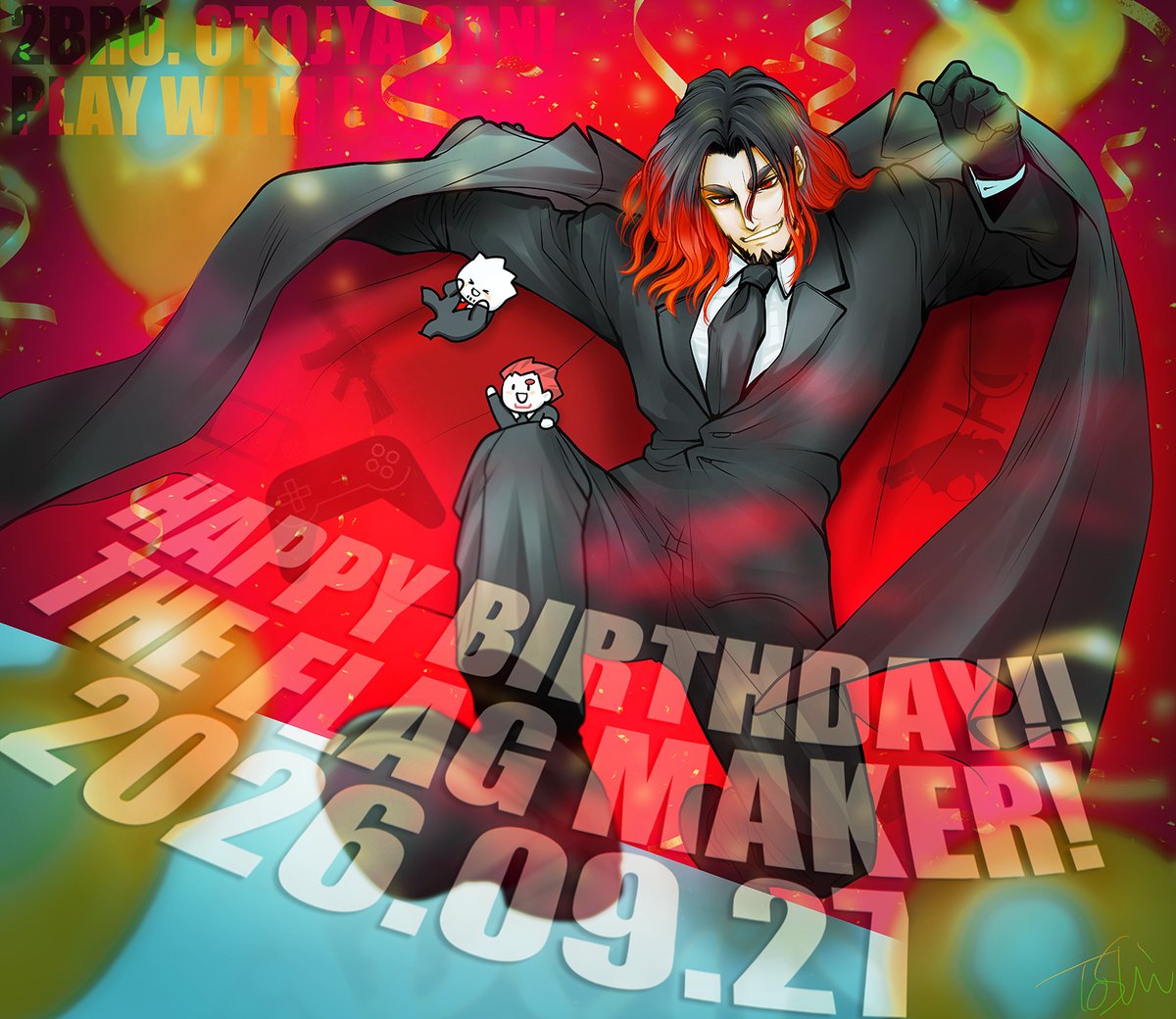 _yukari_toshi's tweet photo. #2bropics
弟者さん！！お誕生日誠におめでとうございます！！🎂🥳
ご本人が信じて進む道を見せていただけるのが本当に楽しみです！！🎉
お身体ご自愛されてご無理ない範囲で！！
これからの益々の飛躍とご活躍を陰ながら応援いたしておりす！！！ https://t.co/AcvTp3RqgN
