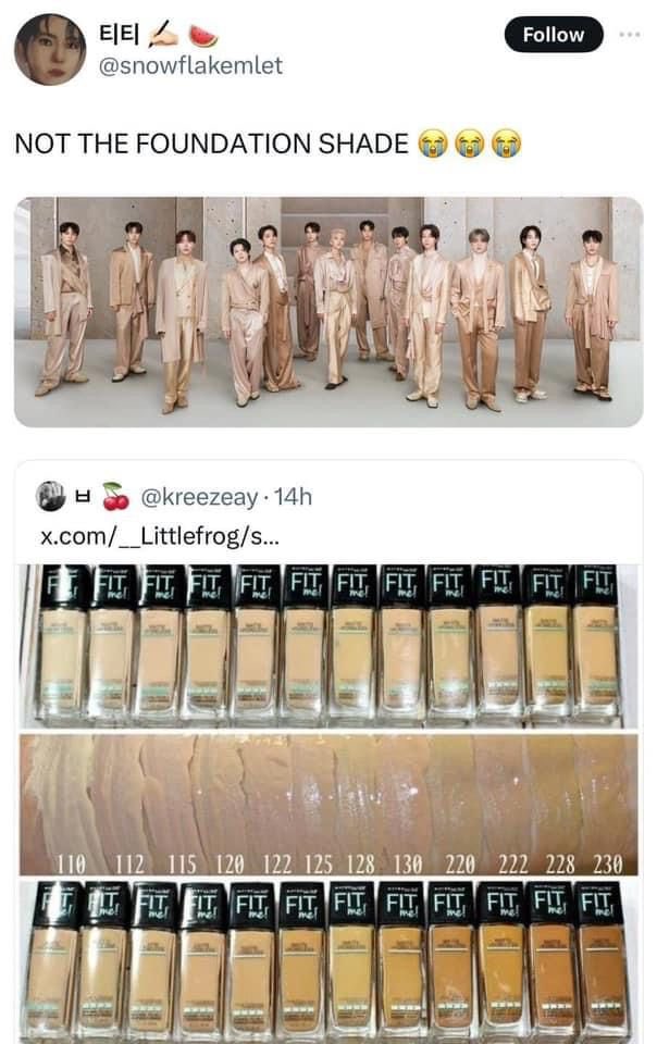 Ho_is__'s tweet photo. 세븐틴 색조짤 영원히 웃김 https://t.co/oMTBLk06jr