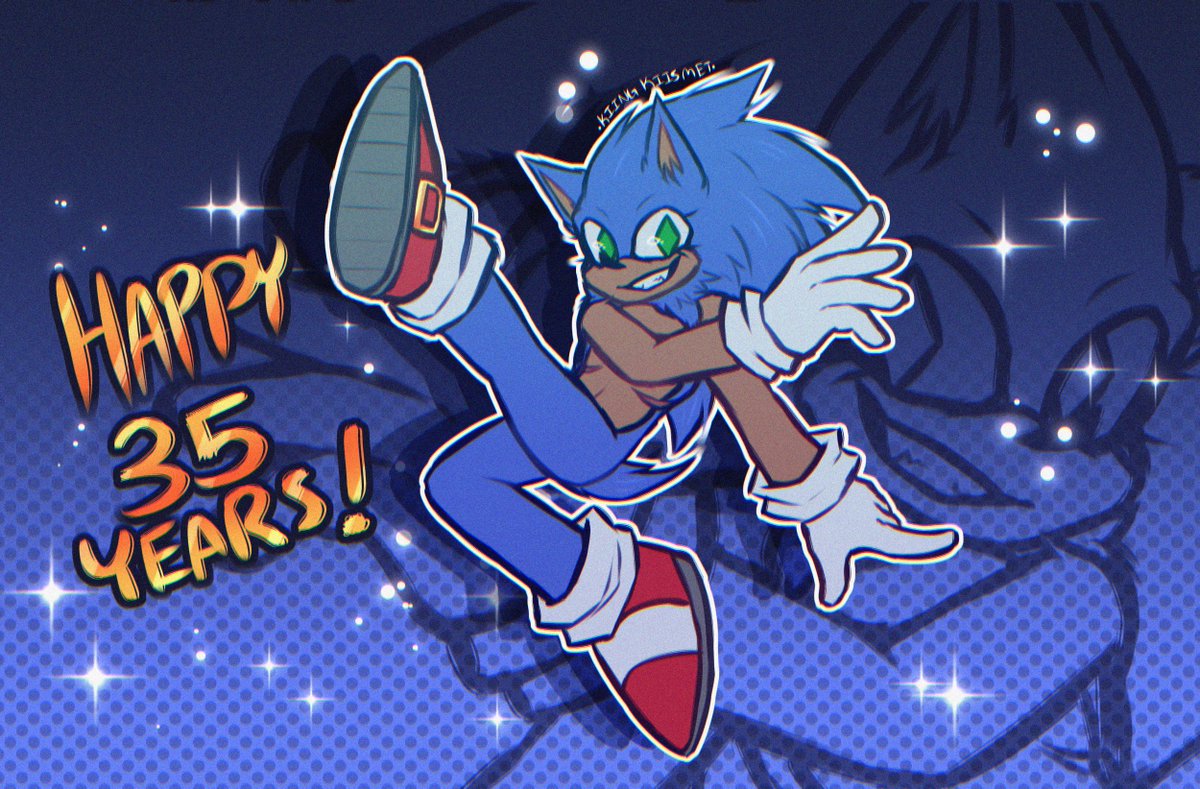 KIINGKIISMET's tweet photo. 35 years of that meddling hedgehog 🦔🌀 

✦ #art #artwork #sonic #sonicthehedgehogㅤㅤㅤ ✦ https://t.co/szzk6kuyWA