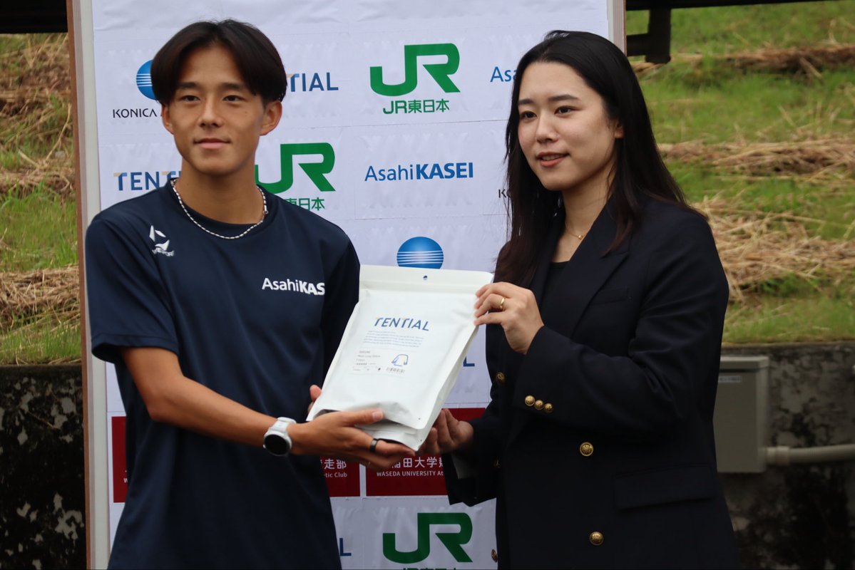 ak_rikujo's tweet photo. 【大会結果】
2026年度第4回早稲田大学競技会 (The Road of WASEDA)

5km  3組
1位   #塩出翔太 14分01秒
DNF #佐藤航希

応援ありがとうございました！

#AsahiKASEI
#旭化成陸上部 https://t.co/NGQooxrW50