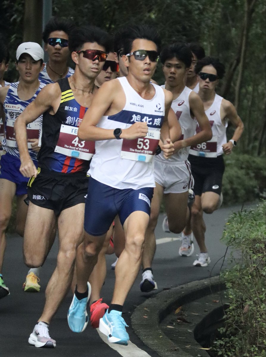 ak_rikujo's tweet photo. 【大会結果】
2026年度第4回早稲田大学競技会 (The Road of WASEDA)

5km  3組
1位   #塩出翔太 14分01秒
DNF #佐藤航希

応援ありがとうございました！

#AsahiKASEI
#旭化成陸上部 https://t.co/NGQooxrW50