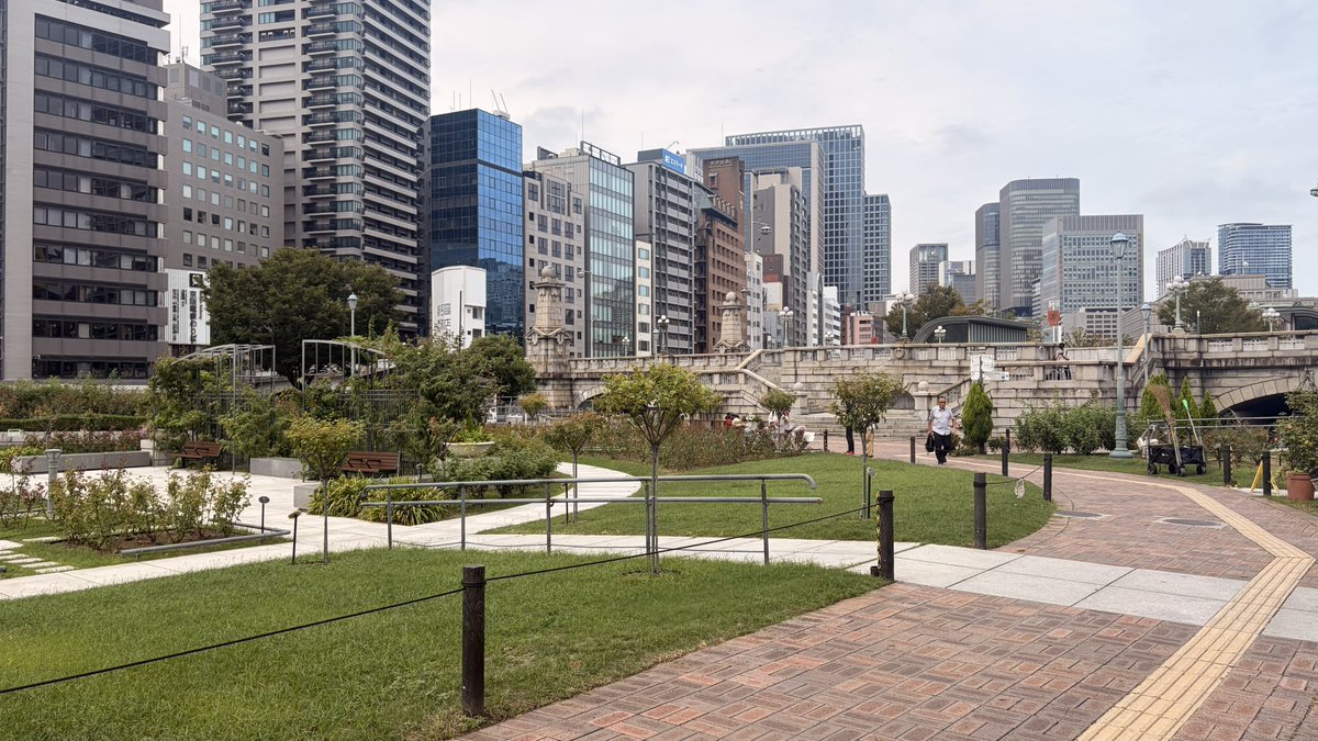 jpmoritaku's tweet photo. 今日は大阪まで来た
時間あったので安く行ける京阪に乗ってまずは中之島へ
この辺りの公園は良いね https://t.co/ZDgDOAlh8T