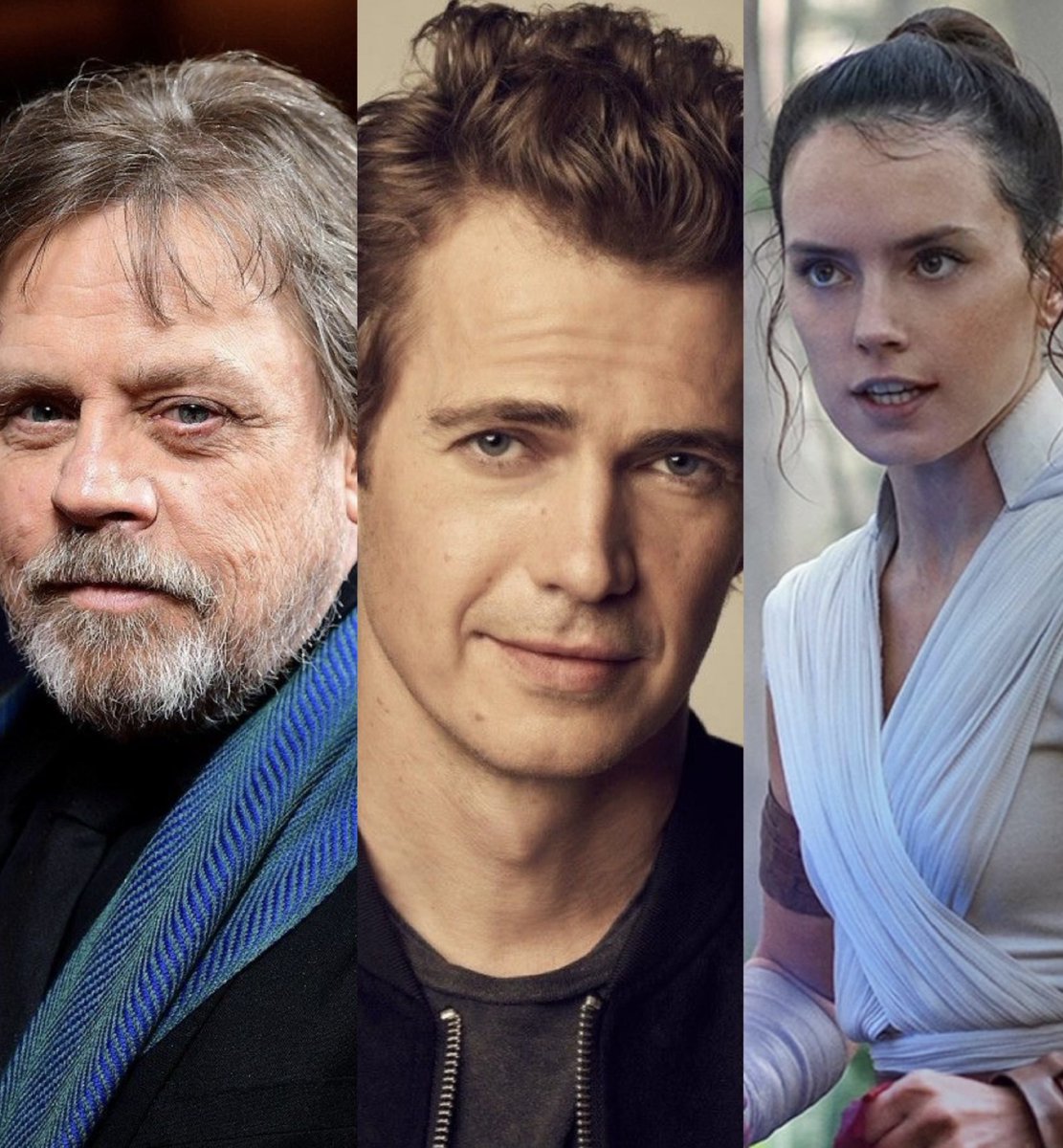 BuzzCrave_'s tweet photo. Mark Hamill and Hayden Christensen are rumored to return as Luke Skywalker and Anakin Skywalker/Darth Vader in Jon Watts’ upcoming ‘STAR WARS: EPISODE 10’, the start of a new trilogy.

Daisy Ridley is also set to reprise her role as Rey Skywalker. https://t.co/MDTdScivan