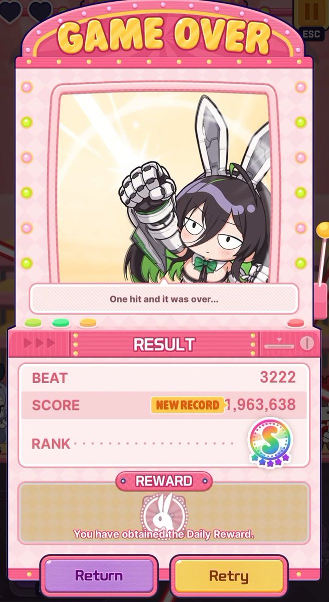 MegaMagicPower's tweet photo. Three Company Rumble mini game 1,963,638 score with video https://t.co/xdYBvK62T6
#NIKKE #CoinRushShowdown https://t.co/ihBO7ktu5l