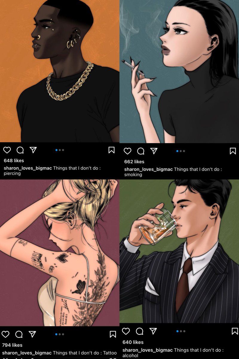 semangkukuji's tweet photo. Woozi's studio features 4 paintings depicting things he doesn't do: piercing, smoking, tattooing, and drinking.

Then he was drinking during Nana Tour, and he said while being shy, “I'm wondering if I should take down that painting. I should promoted with new name NEW Woozi now.” https://t.co/YrpnwGv7HW