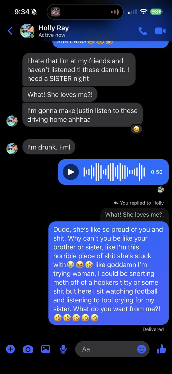 coolasacucumber's tweet photo. Just chatting it up with my drunk sister. 😂😂😂 https://t.co/CD7Bx7Kttd