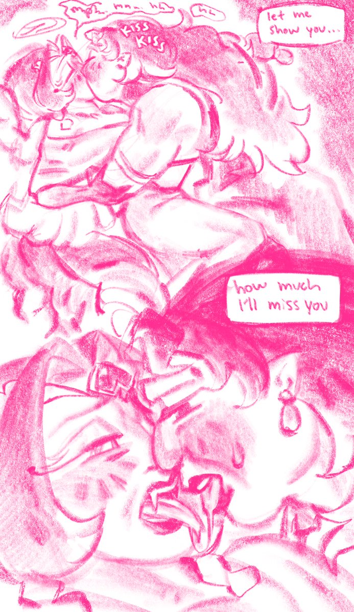 k16is's tweet photo. here’s an old #eternalholly comic i was too shy to post on main (because theyre really just eating each others faces) for the last day of #hollysugarweek26 https://t.co/ohc9DF5hlx