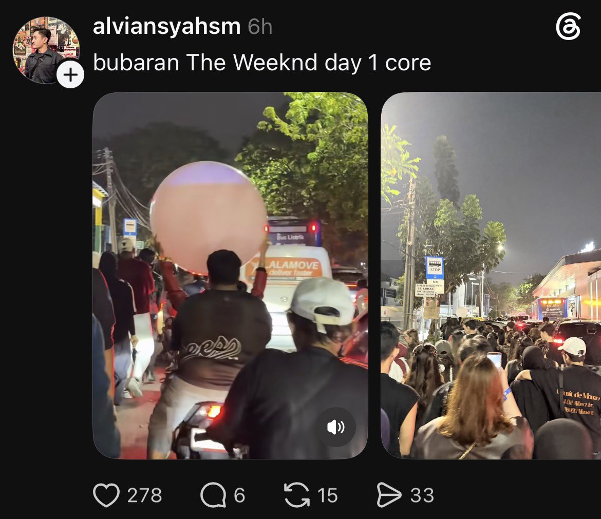 fjrwo's tweet photo. lagi scroll scroll fancam the weeknd semalem, terus liat ini ngakak banget😭😭😭

darimana dapet bola gituan😭😭😭 https://t.co/gbwZniyZSy