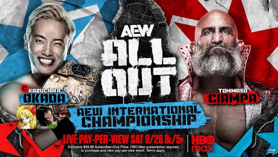 NextManUp18's tweet photo. Kazuchika Okada vs Tommaso Ciampa — AEW International Championship 

AEW : All Out

Rating : ⭐️⭐️⭐️⭐️.25 that was really really good, better than I expected especially from okada. Ciampas performance was the best in the match https://t.co/xZVnYR7zsq
