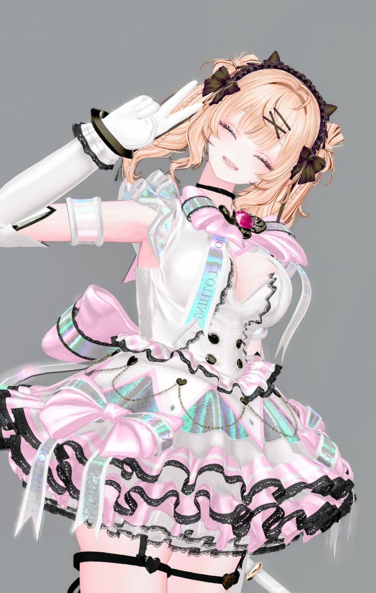 dashi_hoshiebi's tweet photo. これでも物理特化なんです、うちの魔法少女？
 #LUMINA_EX  #ルミナ3D  #VRChat https://t.co/DOIabz08j8