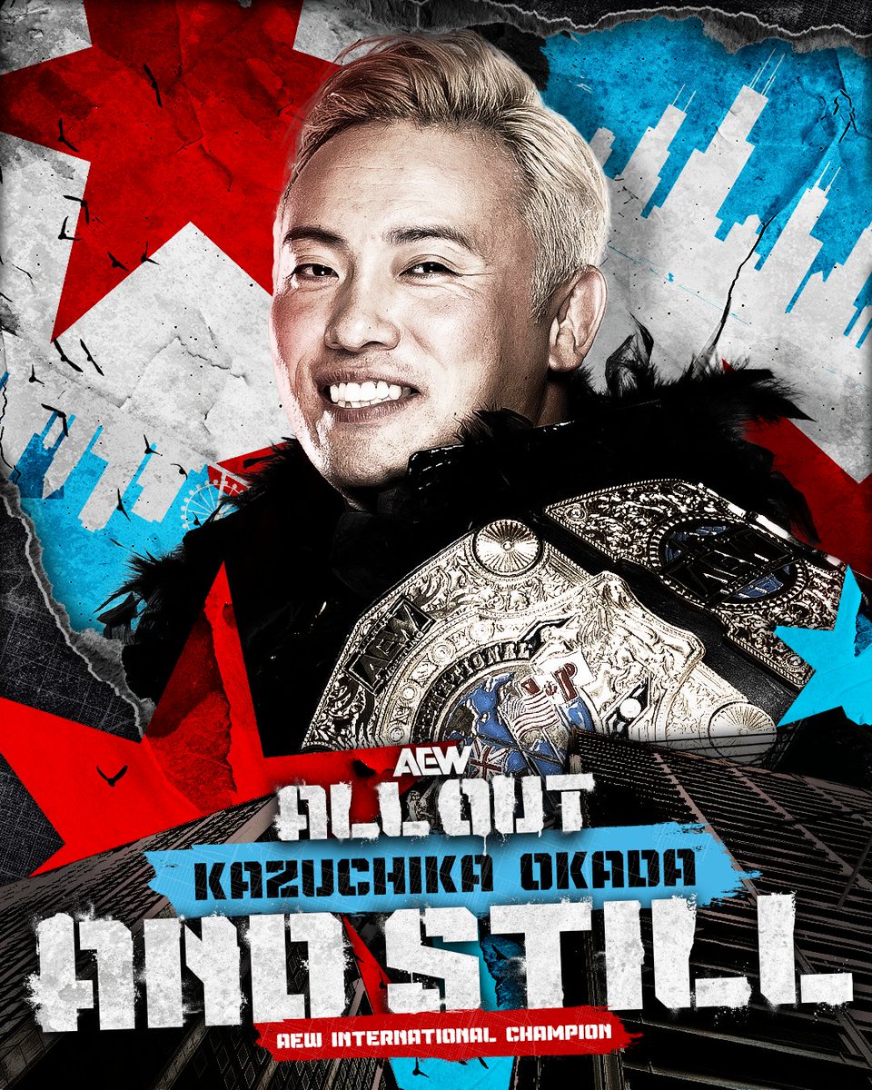 AEW's tweet photo. #AndStill!
@rainmakerxokada retains the AEW International Championship!
Watch #AEWAllOut LIVE on HBO Max PPV https://t.co/Hs8Wm3kd0F