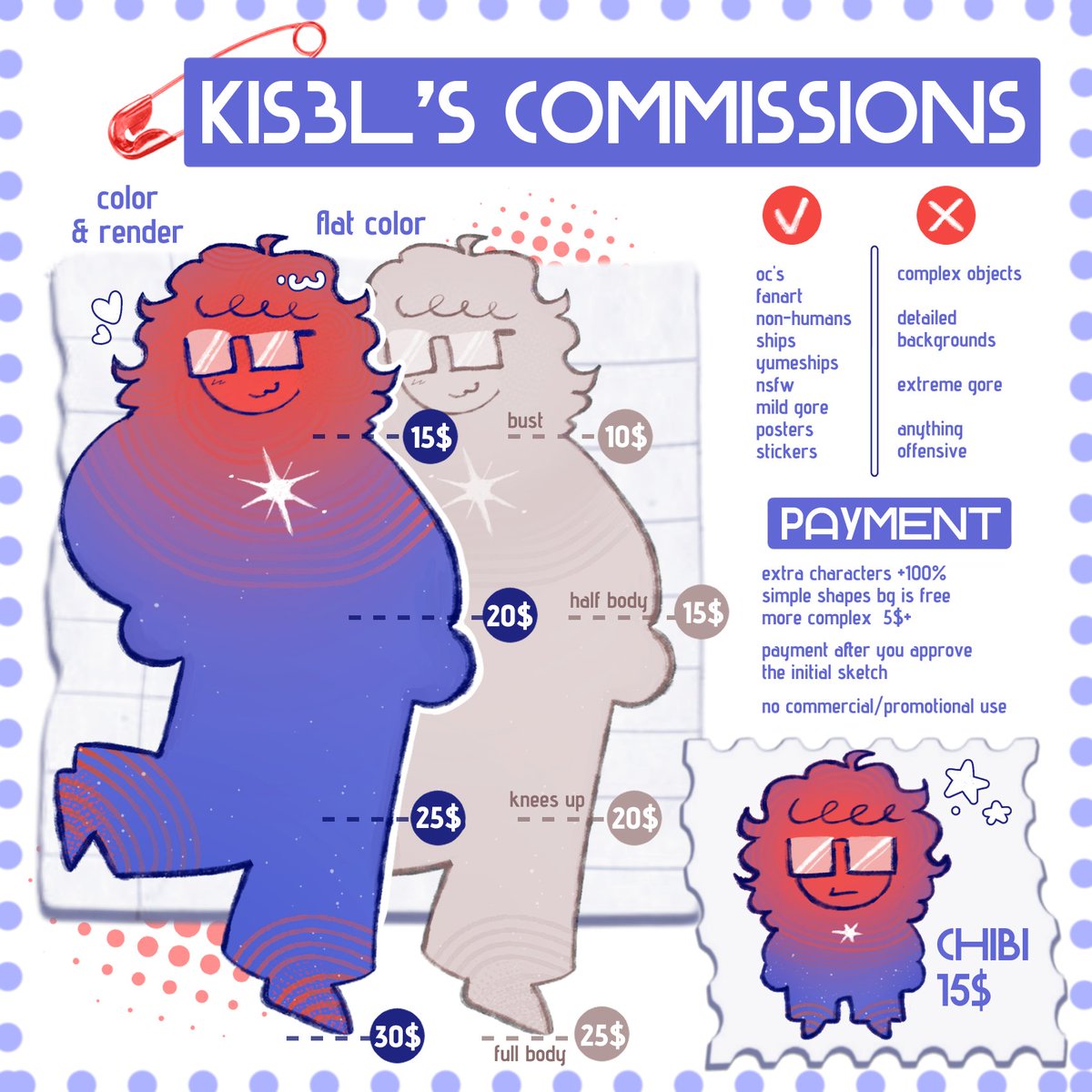 kis3lll's tweet photo. commissions are open!☆

if you're from russia, you can place an order via my telegram channel. if you're not from russia, you can order via boosty! links to my social media are in my profile https://t.co/vugFAxwMUU