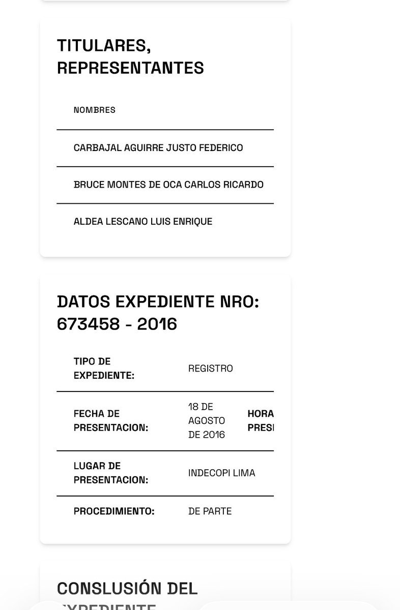 CampanitaCarra's tweet photo. ‼️ESTO ES DEMASIADO GRAVE PARA MIRAR HACIA OTRO LADO‼️
El registro de INDECOPI es clarísimo: JUSTO CARBAJAL Y CARLOS BRUCE FIGURAN COMO TITULARES DE LA MISMA MARCA EMPRESARIAL. 
Y hoy, AFE, vinculada a Carbajal, aparece como adjudicataria del servicio de transporte del material electoral de la ONPE por S/2.59 millones. 
¿Y PRETENDEN QUE LOS PERUANOS NOS QUEDEMOS CALLADOS?
¡NO!
Después de todo lo ocurrido en las últimas elecciones, EL MATERIAL ELECTORAL TIENE QUE ESTAR BLINDADO Y SER 100% TRANSPARENTE.
ONPE: PUBLIQUEN TODO.
¿Quién evaluó? ¿Quién decidió? ¿Qué controles existen? ¿Cómo se garantiza la cadena de custodia? ¿Se verificaron todos los posibles conflictos de interés?
🇵🇪 NO QUEREMOS SOSPECHAS. QUEREMOS GARANTÍAS.
NUESTROS VOTOS SE RESPETAN.
@JNE_Peru 
@ONPE_oficial 
@bancada_rp 
@rlopezaliaga1 
@willaxtv 
@PolloFarsantePe