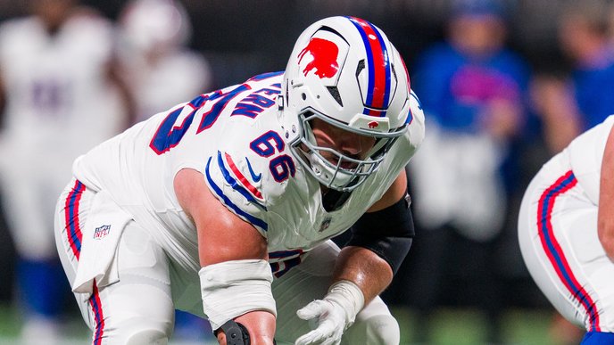 PFHOFAmbassador's tweet photo. CONNOR MCGOVERN, @BuffaloBills OL
McGovern has the LONGEST active streak among all @NFL offensive linemen with 1588 snaps WITHOUT allowing a sack (Per @PFF)
#Bills #BillsMafia #Buffalo #BuffaloBills #NFL #NFLFans #NFL2026 #NFLSeason #NFLGameDay #NFLPredictions #LACvsBUF #NFLNews https://t.co/asc1CNDeTg