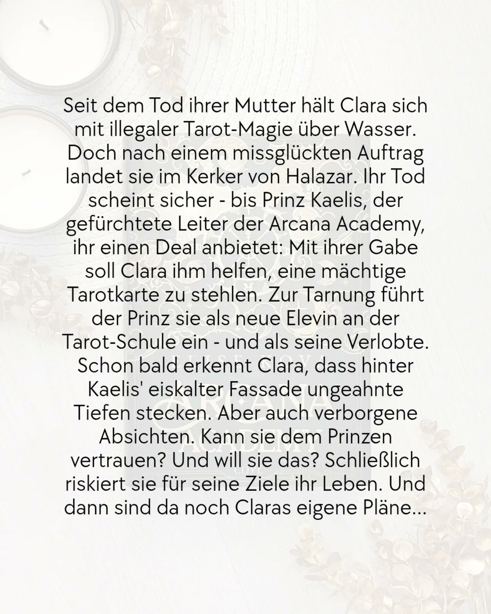aaliyahmilleraf's tweet photo. Arcana Academy review: 4/5

We read Arcana Academy a while ago, and I’m finally posting my review. The story’s concept, world, and magic system are fantastic, especially the unique card magic, though it took me a while to understand. The plot was https://t.co/oK9KwODp4d
