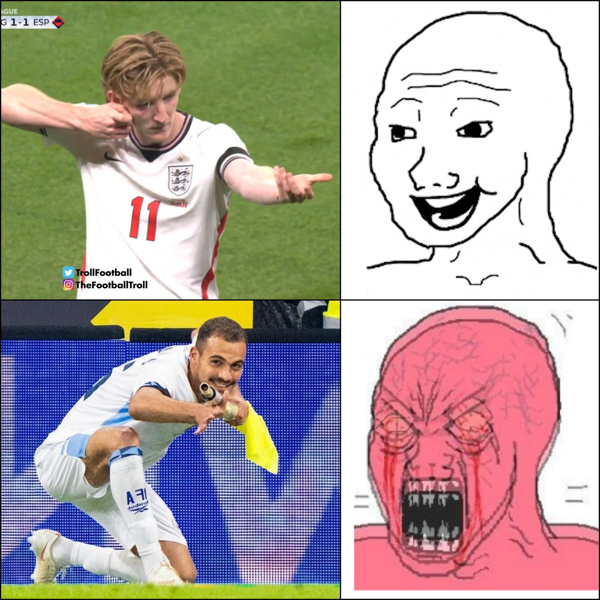 TrollFootball's tweet photo. Double standards... https://t.co/i9rLvkPFwU
