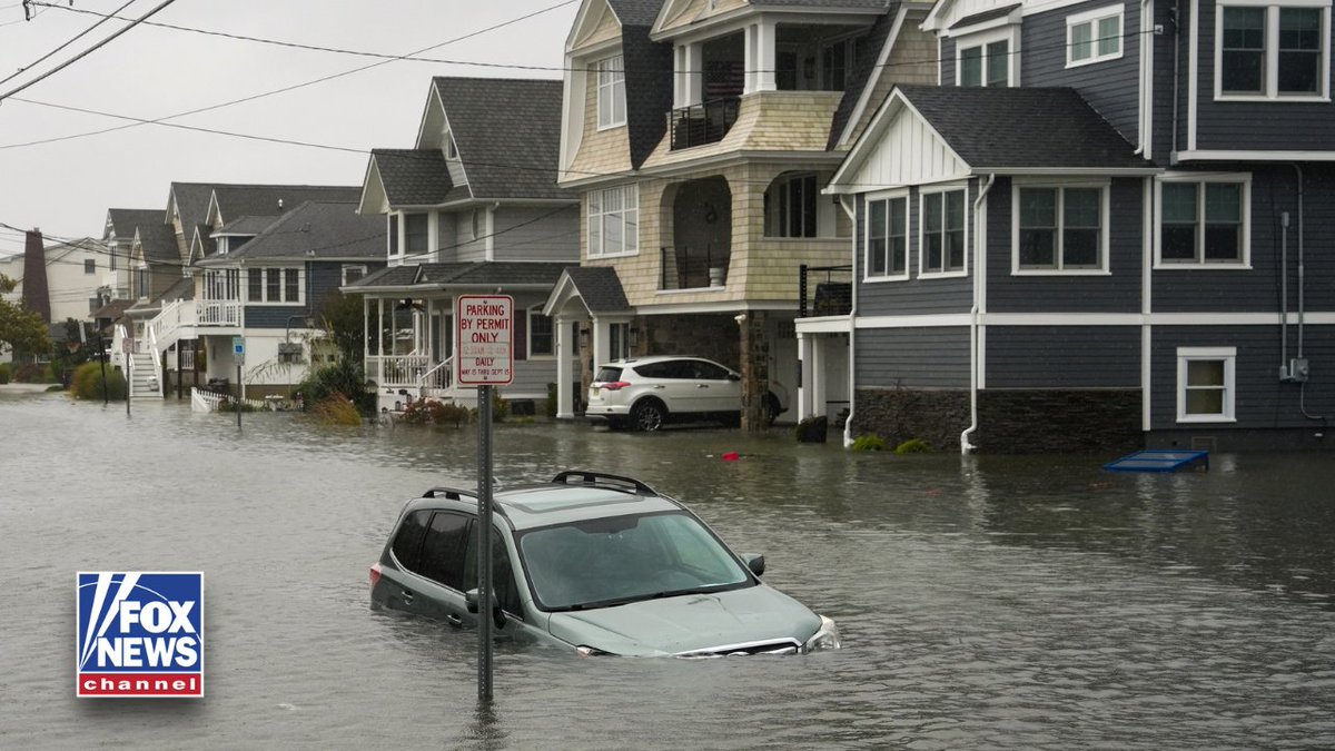 FoxNews's tweet photo. Cars are underwater. Streets look like rivers. Waves are crashing over seawalls.

A powerful nor'easter is slamming parts of the East Coast, bringing widespread flooding, dangerous surf and water rescues as residents brace for more rain.

Swipe through the photos to see the storm's impact and the communities dealing with rising water.

Download the FOX News App to stay weather aware: https://t.co/ISpW9FcyGB