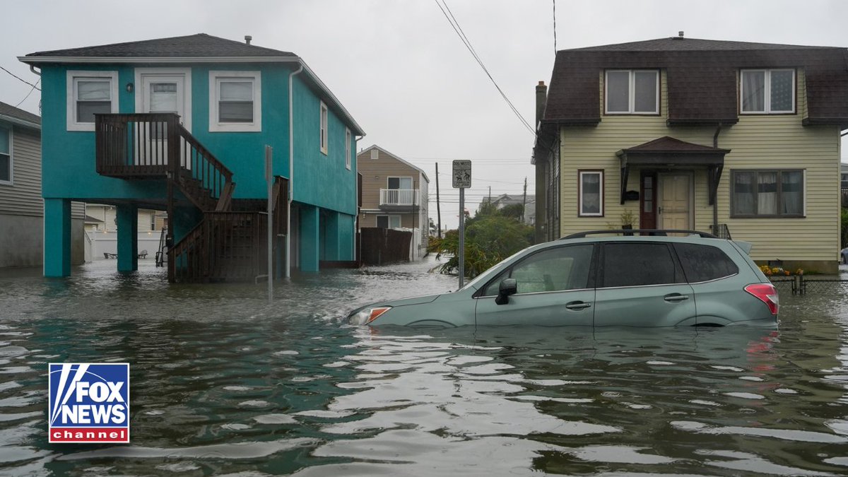 FoxNews's tweet photo. Cars are underwater. Streets look like rivers. Waves are crashing over seawalls.

A powerful nor'easter is slamming parts of the East Coast, bringing widespread flooding, dangerous surf and water rescues as residents brace for more rain.

Swipe through the photos to see the storm's impact and the communities dealing with rising water.

Download the FOX News App to stay weather aware: https://t.co/ISpW9FcyGB