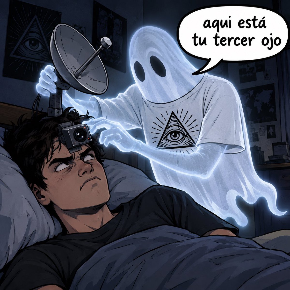 RickSchz007's tweet photo. Esto significa tener el tercer ojo 👻👁️📡🌎🤖🧠🥷🎭🤡
#iluminati
#NewWorldOrder
#Matrix
#Fantasmas
#Sucubo https://t.co/BPNWTkl8Od