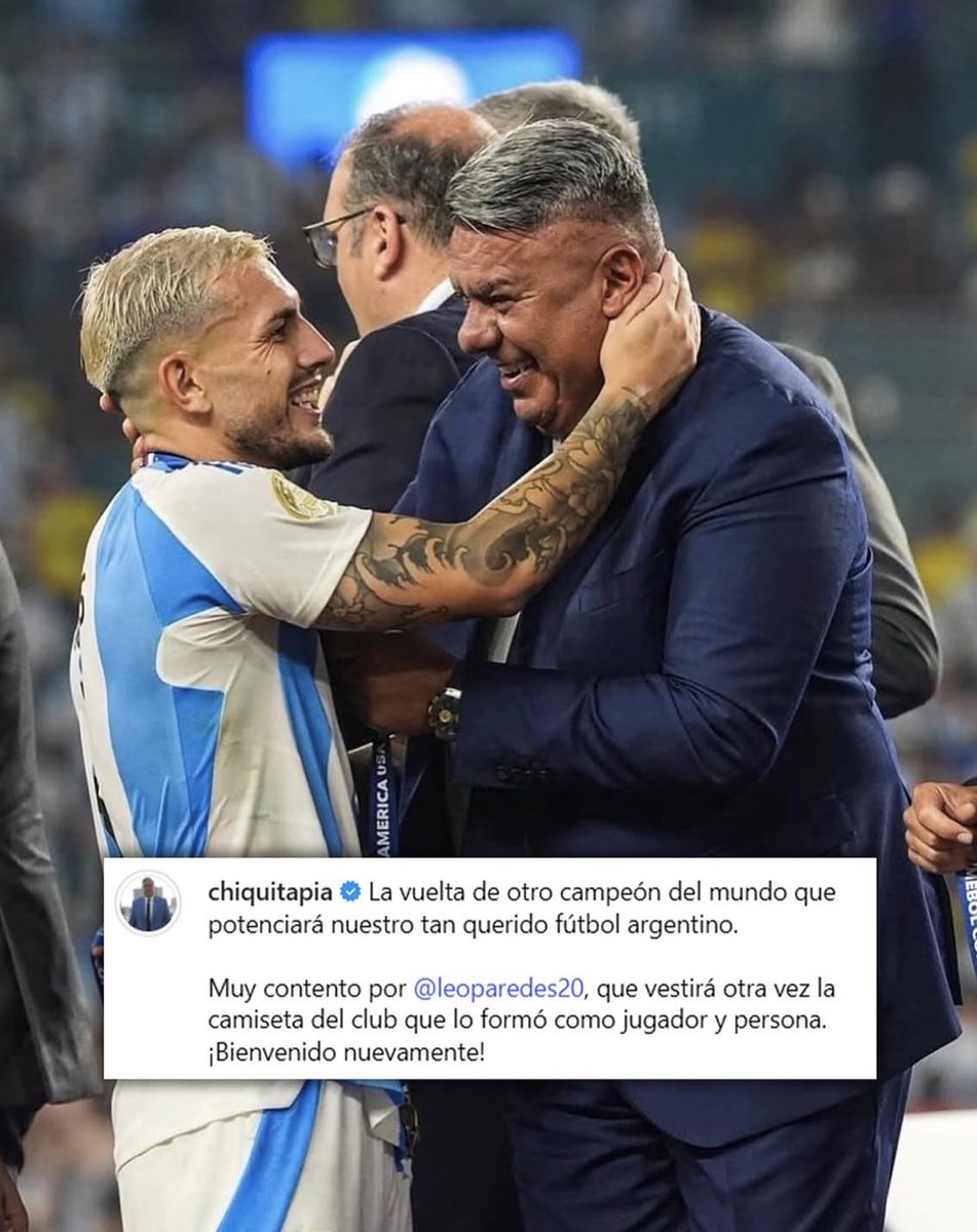 Trezeguetista7's tweet photo. “Ya cumplí con la copa Di María”

“Ahora te toca a vos Leandro”

De Tapia para los secanucas. https://t.co/WFmxAG1G3T