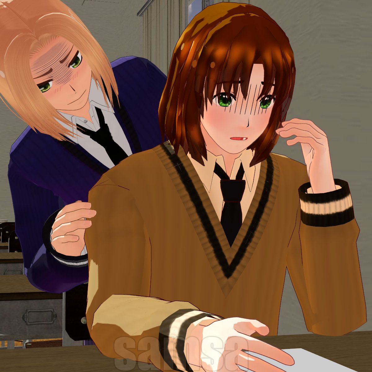 samsa9131's tweet photo. #hetalia #gakuenhetalia #aphengland #lietpol #aphitaly https://t.co/QrQvkua8c1