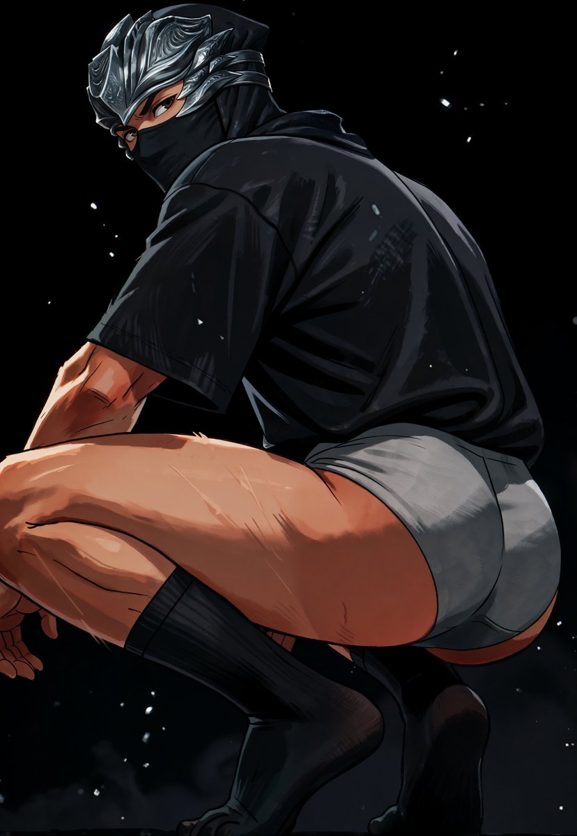 Athos_AIart's tweet photo. Ryu no se esconde. Se agacha y te mira. ๐ฅท๐ฅ
#Ryu #NinjaAss #ZeroShame #AIArt #MuscularNinja https://t.co/ZY8Wu0Yvcw