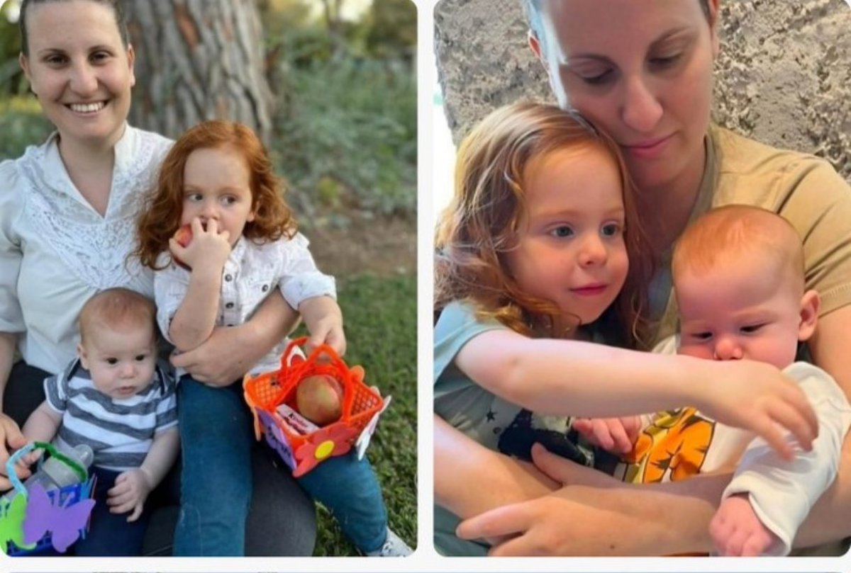 YisraelOfficial's tweet photo. 🕯️🕯️🕯️

Shiri Bibas was 32. 
Ariel and Kfir were 4 years old and 9 months old when Hamas dragged them from their home on October 7th. 
None of them made it home alive. Their crime was being Jewish. We will never forgive. 
We will never forget. 
Shiri, Ariel, Kfir. 

Say their names‼️