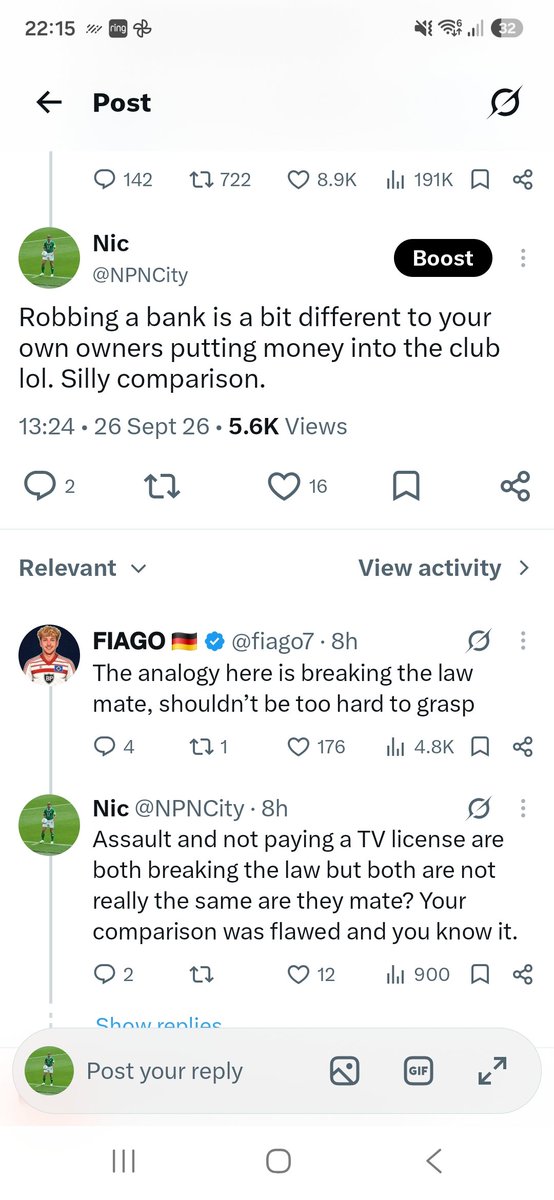 NPNCity's tweet photo. @fiago7 Your analogy made no sense, you knew it and went hiding. Typical German 🤣 https://t.co/PGGAVsSYGG