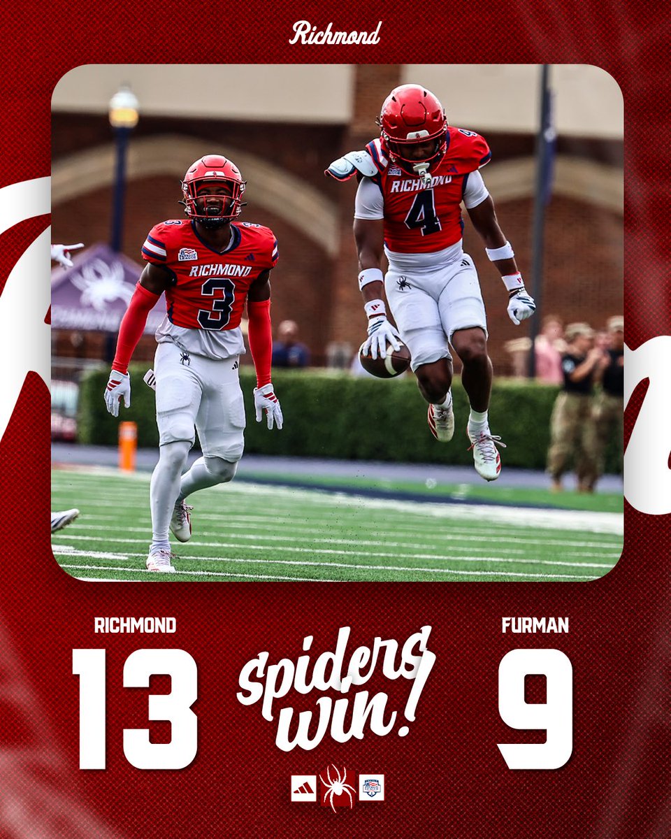 URSpidersFB's tweet photo. DEFENSE PREVAILS‼️

#OneRichmond https://t.co/6f2LlSFr0M