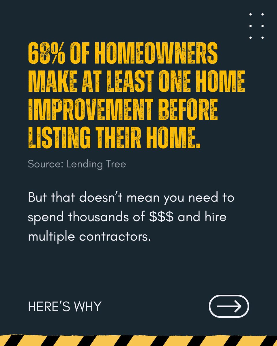 SeldenTual's tweet photo. What if the $20,000 you spend fixing up your home is actually costing you the sale you could have gotten?

I recently helped a homeowner who owned their home for 23 years sell for **$42,000 more than an iBuyer would have paid** without taking on major cosmetic updates. https://t.co/vU4BhUPiMf