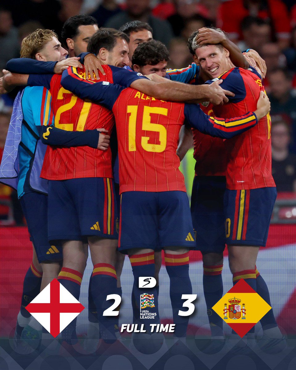 ChibuikeC69044's tweet photo. The best in business 🇪🇸🤝
Spain won a five-goals thriller at Wembley 👏
#spain #FootballTwitter https://t.co/jlrDfYZObL