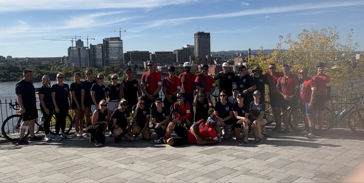 AssociationDrp's tweet photo. As we gather this weekend at the Canadian Police and Peace Officers Memorial in Ottawa we welcomed the Riders and Runners at Parliament Hill to conclude the 2026 @CanadianR2R  and @460km Ride and Runs to Remember.

On behalf of @AssociationDrp we say thank you to all the Members and Volunteers from this years events who braved the elements making sure the legacies of those who paid the ultimate sacrifice are forever remembered.

Congratulations 🚴🏃💙
@CPPOM 
@PoliceAssocON