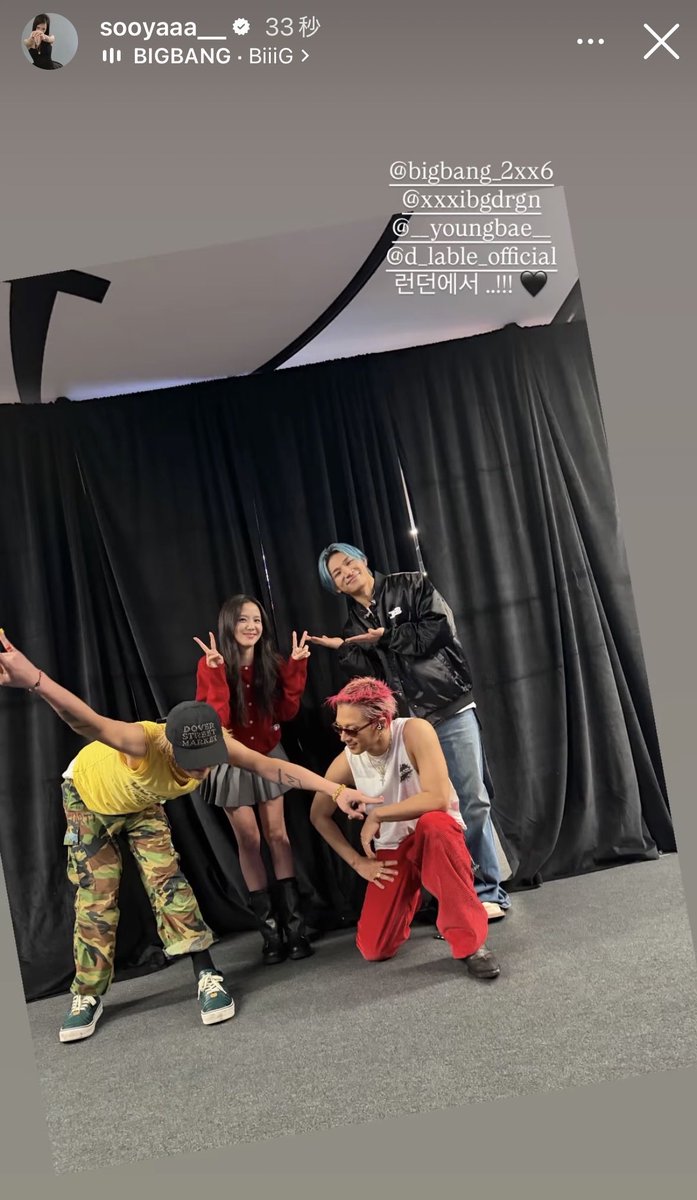 aisoo0103's tweet photo. ジスちゃんIGストーリーUP💕
BIGBANG⁉️💖
#JISOO https://t.co/9aev2avjW1