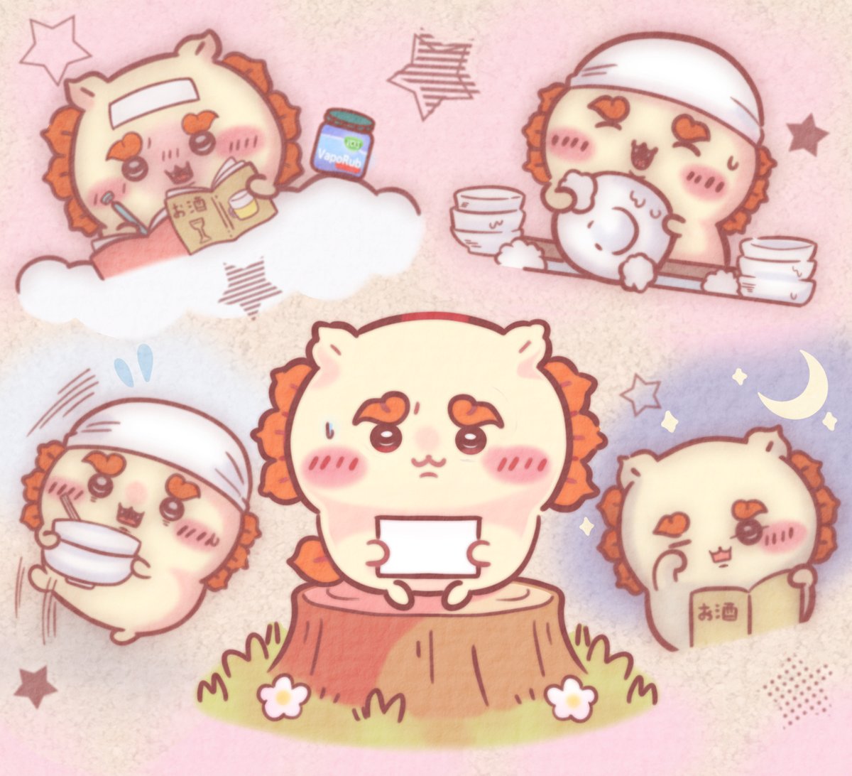 Iris_illust_R's tweet photo. 頑張り屋で努力家なシーサーちゃんの、 
「苦しかった気持ちから解放される」って一言にジーンときた😭🙏 

今までやっぱり苦しかったんだなぁって思ったし、頑張ってきたからこそ、簡単に免許が手に入ってしまう複雑な気持ちもすごくわかる😢  

どんな決断をするんだろ…🥺 
#ちいかわファンアート https://t.co/f25B3oQfne