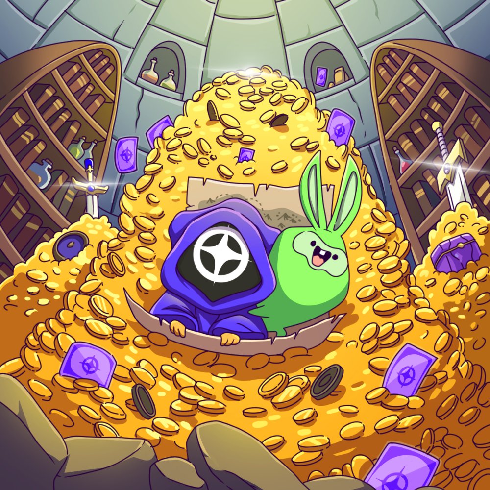 chefgoose's tweet photo. As promised, @Everdraw_RPG is working to bring value to minters, secondary buyers, and holders.

This is just the beginning, but in just two weeks:
• We decided to make Week 1 of Season Genesis reserved for assets sold before launch; the store won't be open during week 1. This means that Week 1's portion of the $50,000 rewards will be reserved for people who minted or bought on secondary.
• Have been using Treasury fees to buyback large portions of the supply.
   - Grimoires: 124 (6.2% of the supply)
   - Pack Bundles: 98 (12.37% of the supply)
   - Origin Boxes: 22 (5.66% of the supply)
• That's in just 2 weeks; More coming
• The Origin Boxes and Pack Bundles bought will never re-enter circulation, meaning that the ones still in circulation have become rarer
• The Grimoires in the Treasury (total: 445) won't get rewards from Season Genesis. This means, again, that holders of Grimoires (and eventually the Everdraw PFP) will get a larger % of allocation for things like $EVER & more
• We're still evaluating what we want to do with the PFPs that will be generated from Grimoires in the Treasury. For example, if the Treasury ends up with a 1/1, what do we do with it?

Much more to come ;)